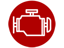 Check Engine Light Icon Car Repair Service